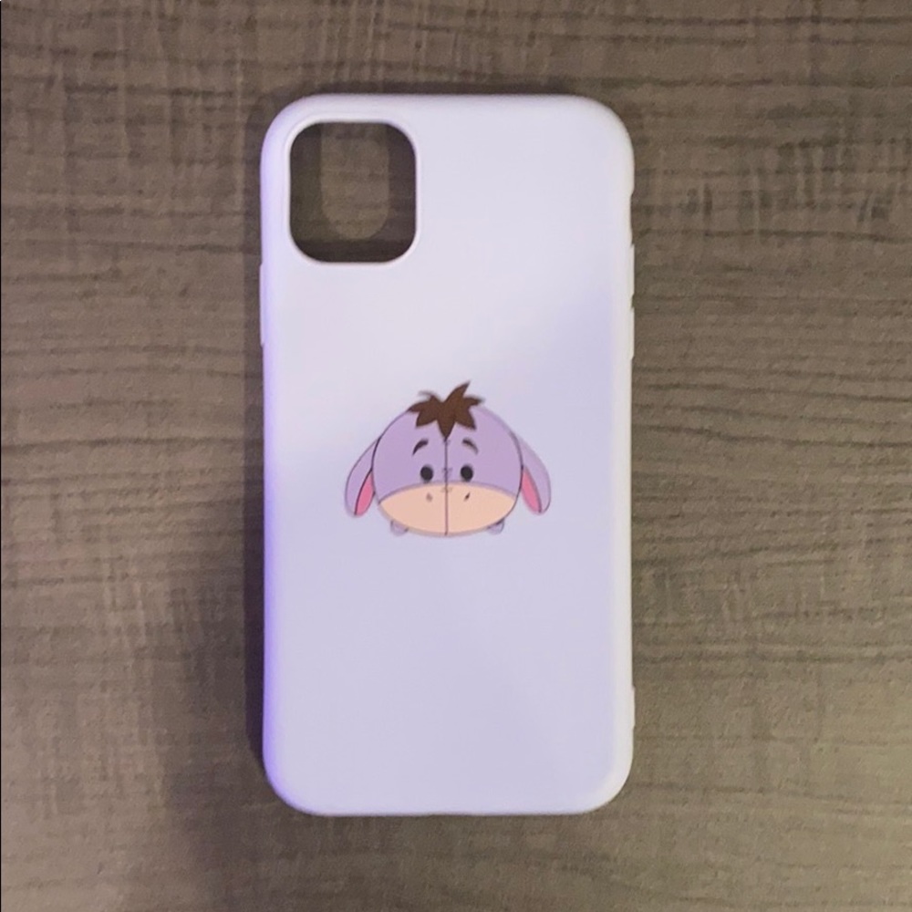 Lavender Eeyore iPhone 11 phone case